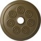 Ekena Millwork Spiral Ceiling Medallion (Fits Canopies up to 4"), 25 1/4"OD x 4"ID x 2"P, Mississippi Mud CM25SPMMF - alternate 1